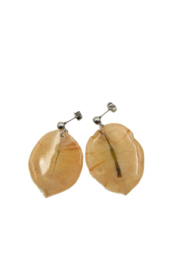 Pendientes Naturales Resina Hojadulce Pendientes Naturales Resina Hojadulce