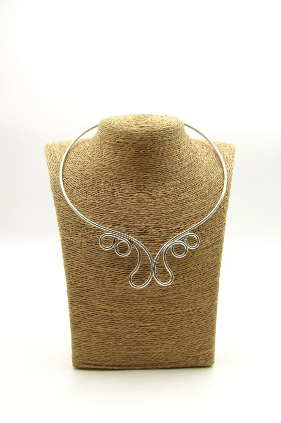 Choker latón Rígido Ondulado