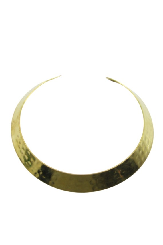 Choker latón Rígido Rugoso