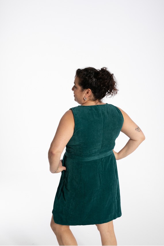 Vestido pana aterciopelado Marilyn