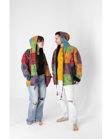 Chaqueta polar Caleidoscopio unisex Chaqueta polar Caleidoscopio unisex