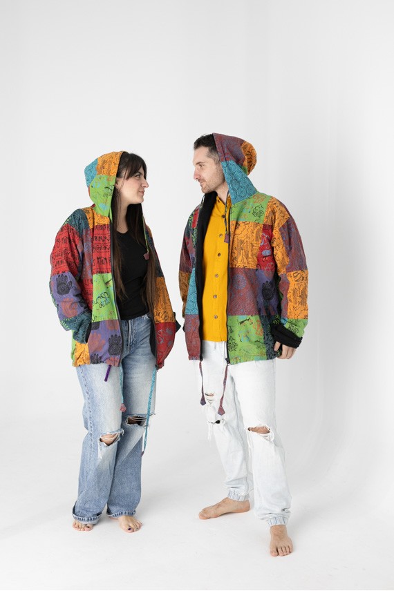 Chaqueta polar Caleidoscopio unisex Chaqueta polar Caleidoscopio unisex