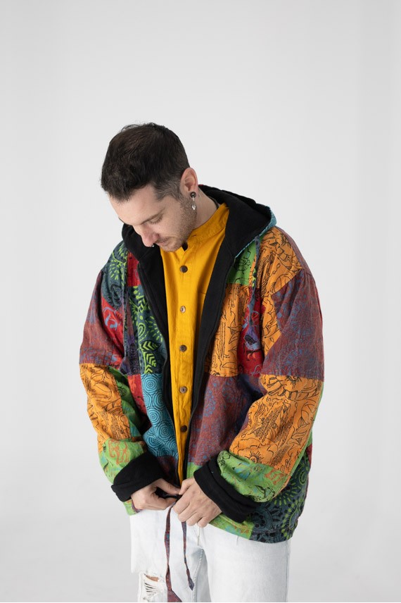 Chaqueta polar Caleidoscopio unisex Chaqueta polar Caleidoscopio unisex