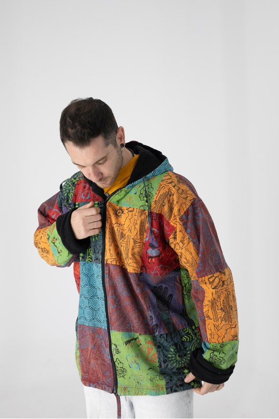 Chaqueta polar Caleidoscopio unisex Chaqueta polar Caleidoscopio unisex