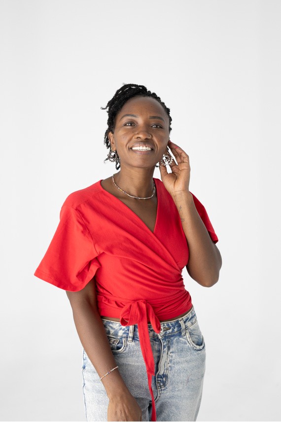 Camiseta mangas Cortas Cruzada