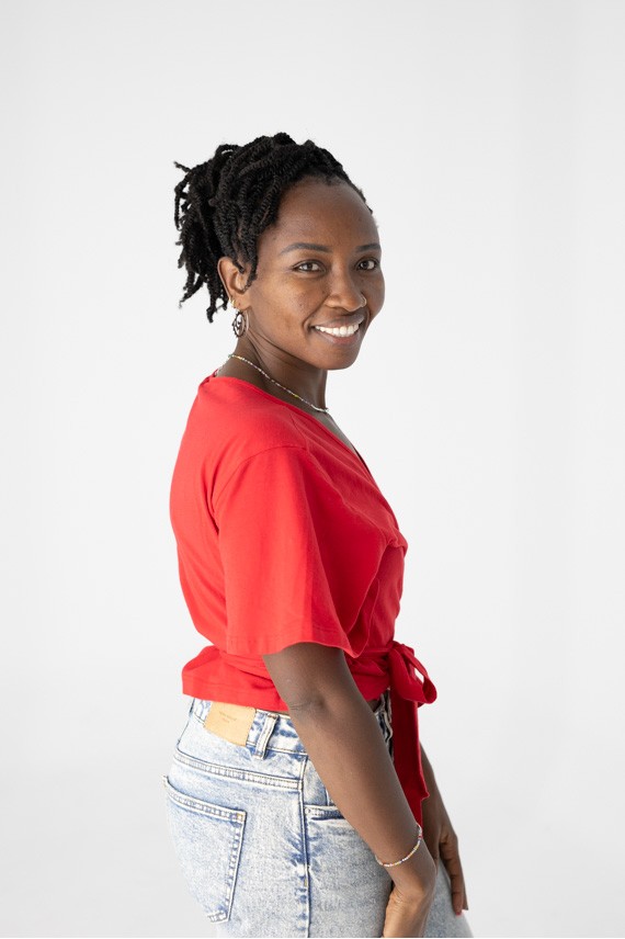 Camiseta mangas Cortas Cruzada