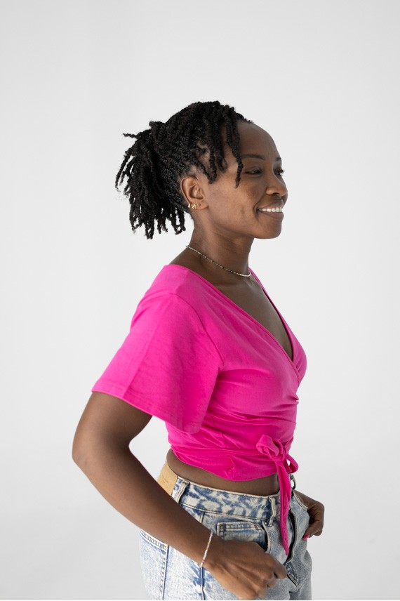 Camiseta mangas Cortas Cruzada