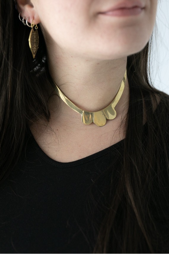 Choker latón Rígido Bebé Choker latón Rígido Bebé