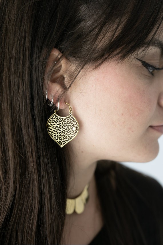 Pendientes pétalos griegos Pendientes pétalos griegos