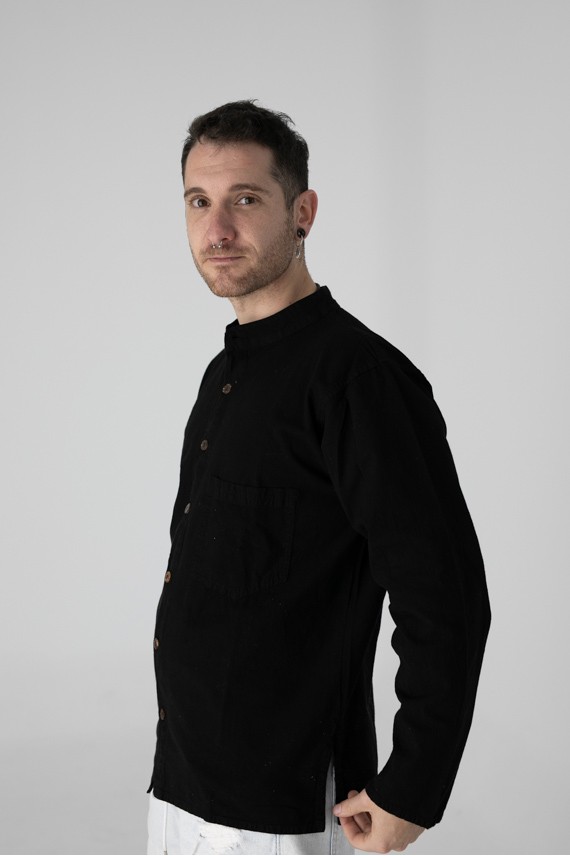 Camisa Bruchiamo Algodón Manga Larga