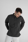 Camisa Algodón Capucha Manga Larga Camisa Algodón Capucha Manga Larga