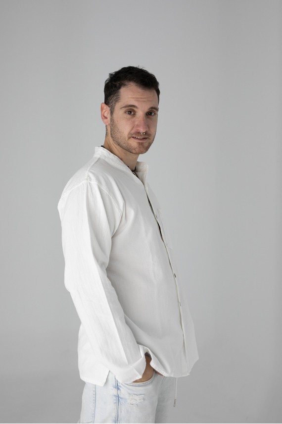 Camisa Bruchiamo Algodón Manga Larga