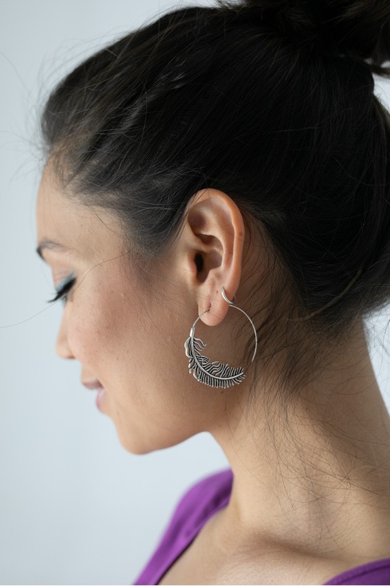 Pendientes Hoja Coral Pendientes Hoja Coral
