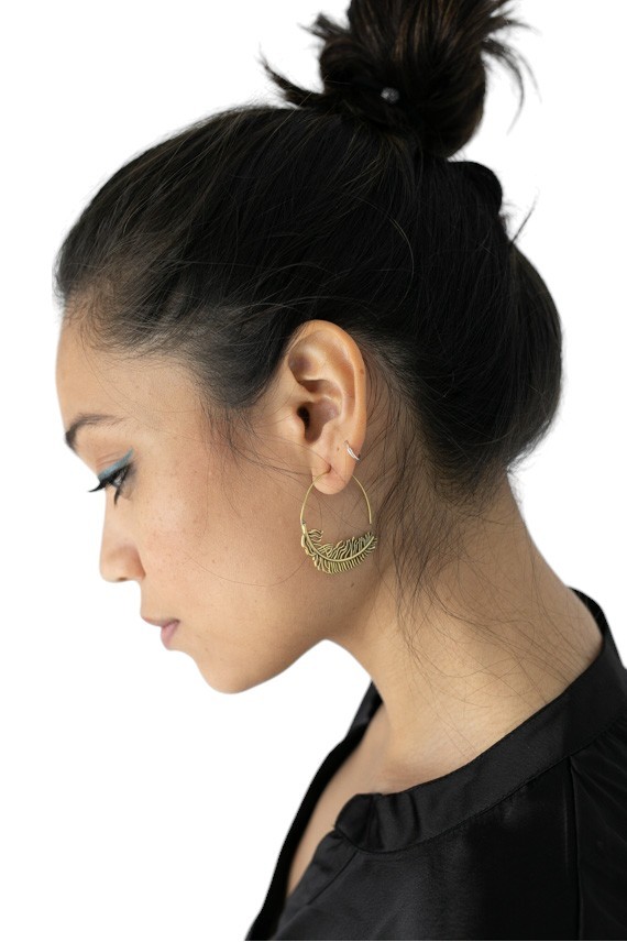 Pendientes Hoja Coral Pendientes Hoja Coral