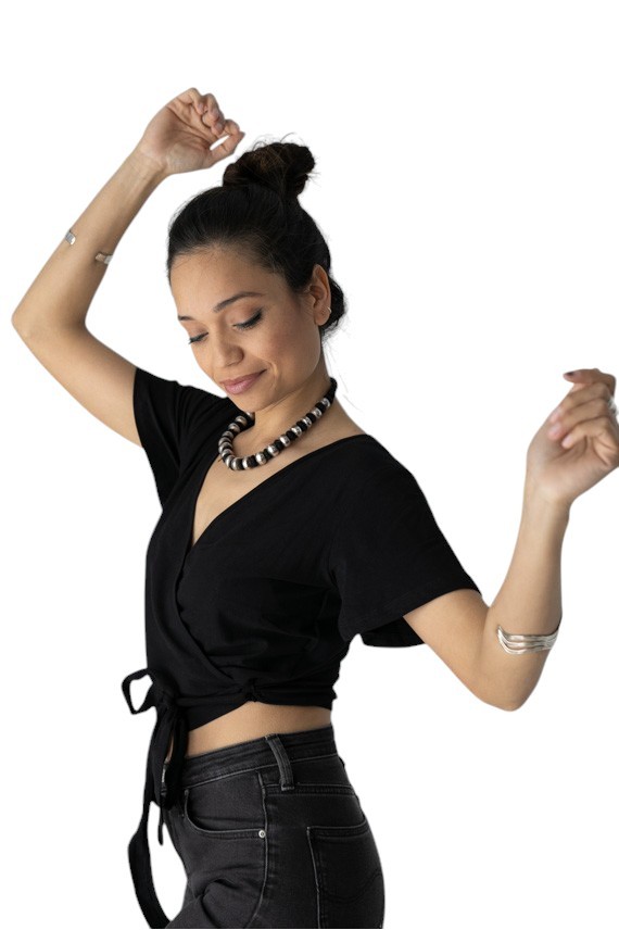 Camiseta mangas Cortas Cruzada