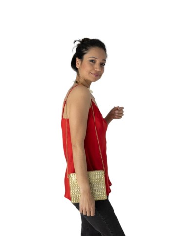 Bolso Latón Nancy Oro