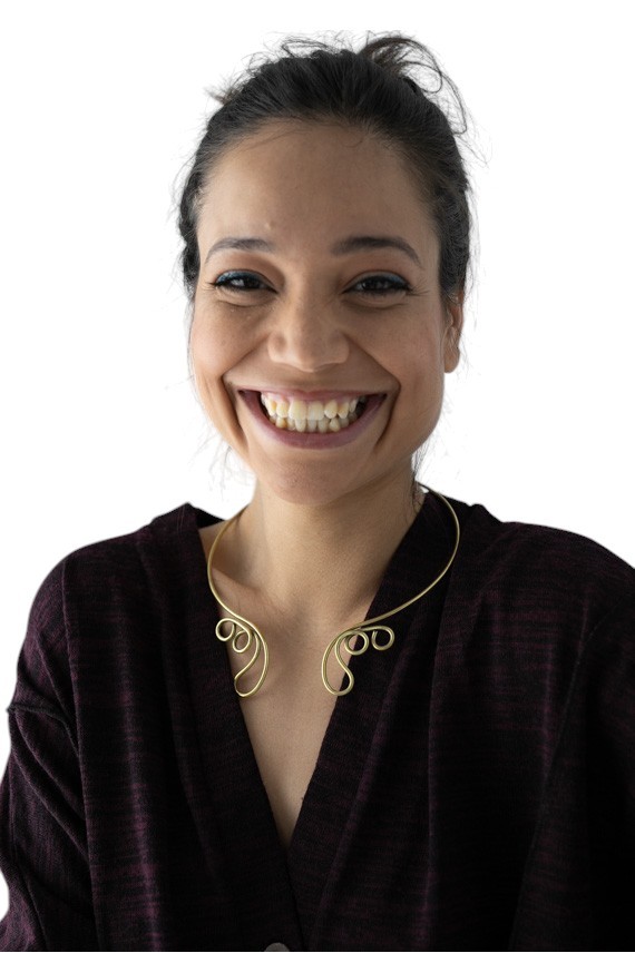 Choker latón Rígido Ondulado