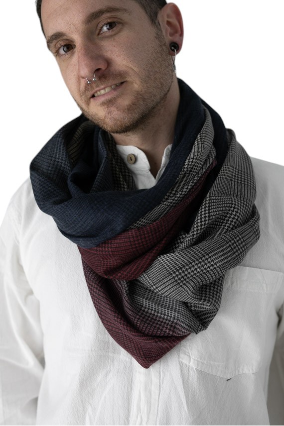 Pañuelo Príncipe de Gales unisex