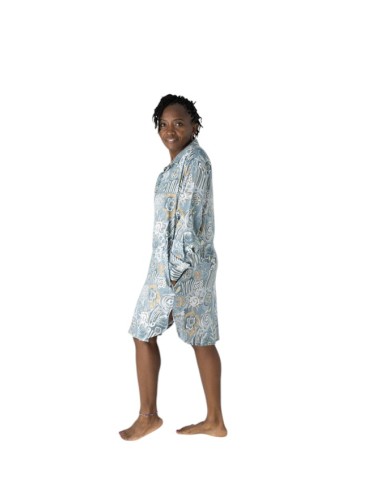 Vestido camisero corto Elisabeth Azul Vestido camisero corto Elisabeth Azul