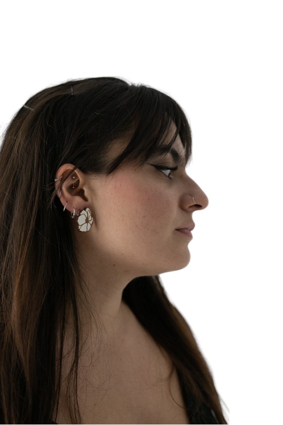 Pendientes Madera Flor Pendientes Madera Flor