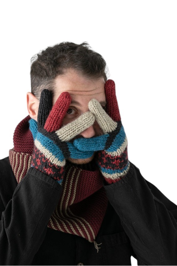 Guantes Lana y polar Vintage