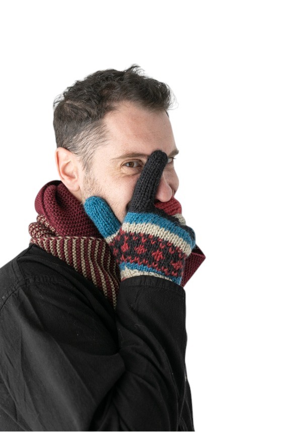 Guantes Lana y polar Vintage