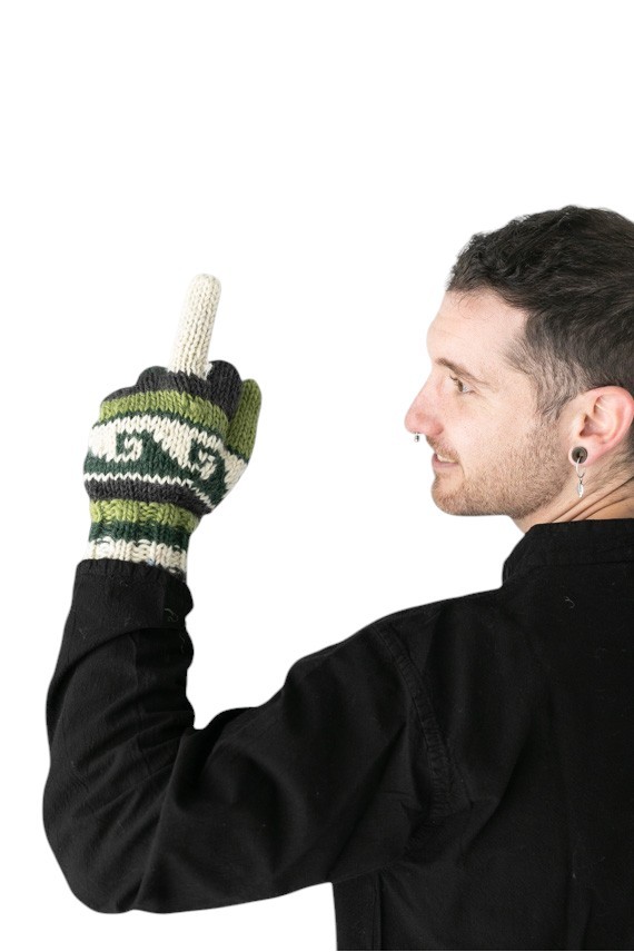 Guantes Lana y polar Vintage