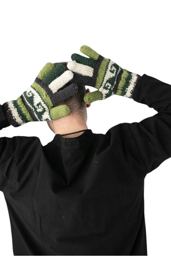 Guantes Lana y polar Vintage