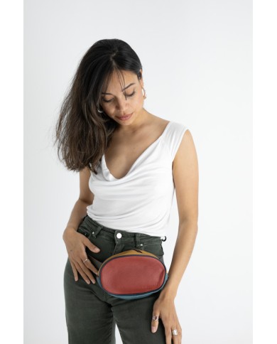 Riñonera Luna Plain Granate by Soruka