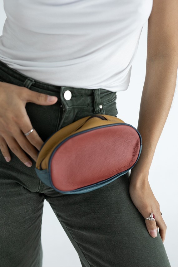 Riñonera Luna Plain Granate by Soruka