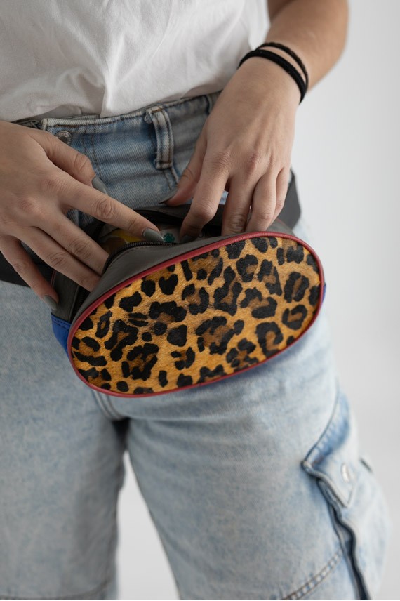 Riñonera Luna Animal Print Leopardo by Soruka
