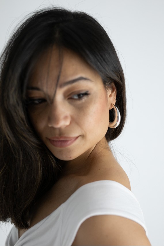 Aros plata lisos Jhoom Aros plata lisos Jhoom