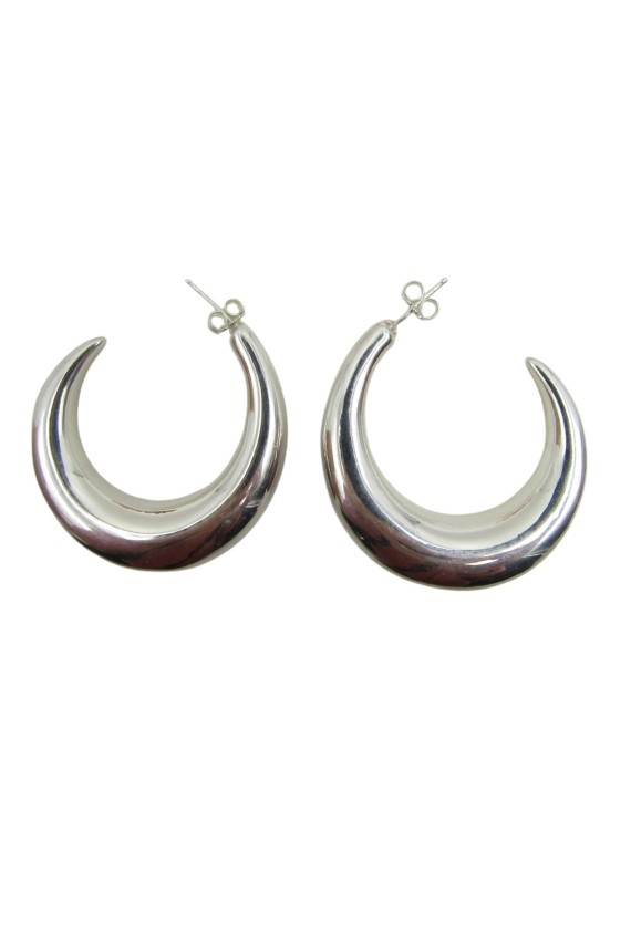 Aros plata lisos Jhoom Aros plata lisos Jhoom