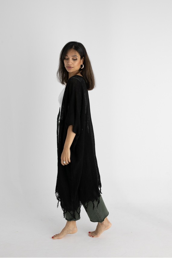 Kimono redecilla algodón orgánico Chaminuka Kimono redecilla algodón orgánico Chaminuka