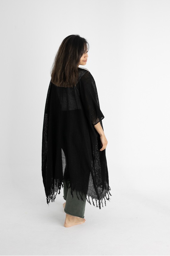 Kimono redecilla algodón orgánico Chaminuka Kimono redecilla algodón orgánico Chaminuka