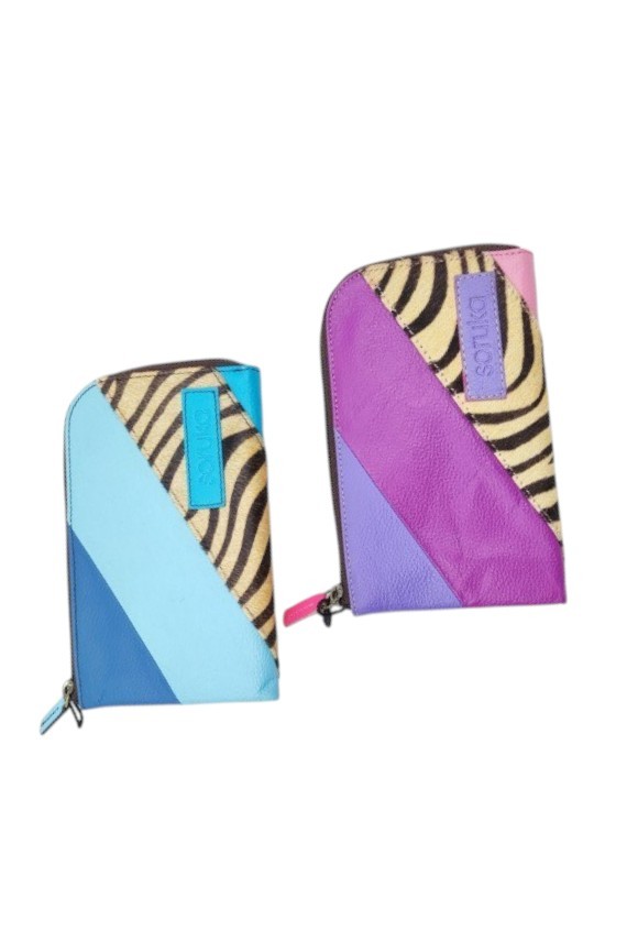 Cartera Evelyn cebra by Soruka
