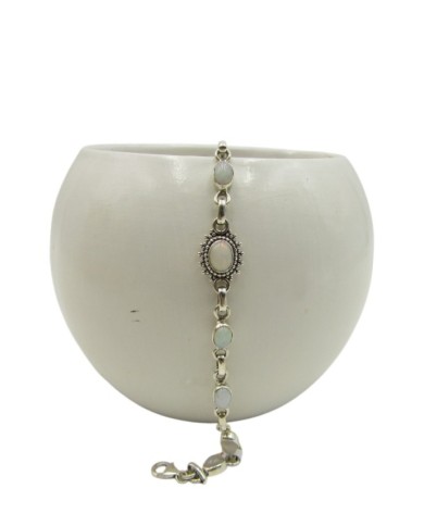 Pulsera Plata Neyla Piedra Luna Pulsera Plata Neyla Piedra Luna