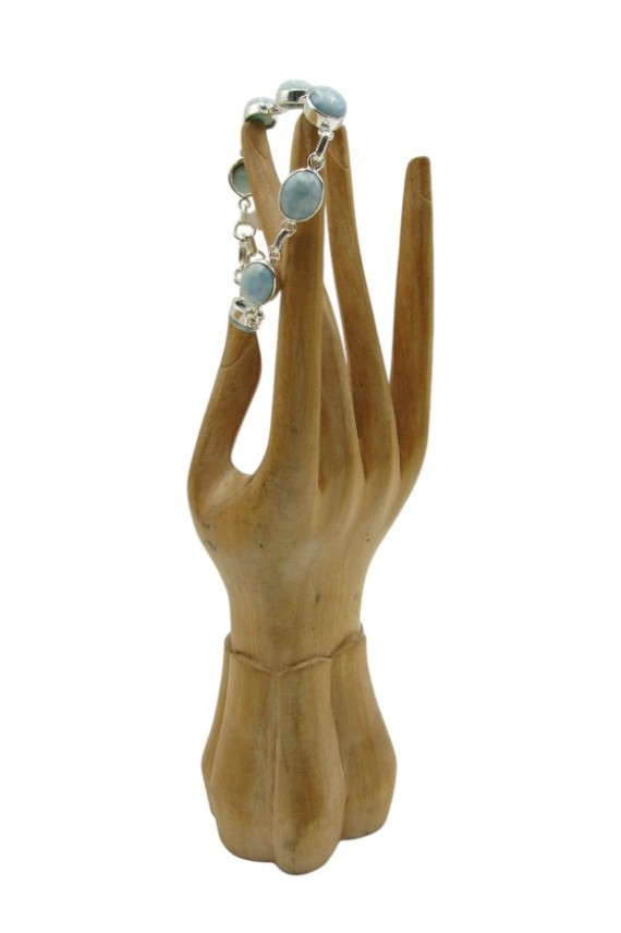 Pulsera Plata Kaya Larimar