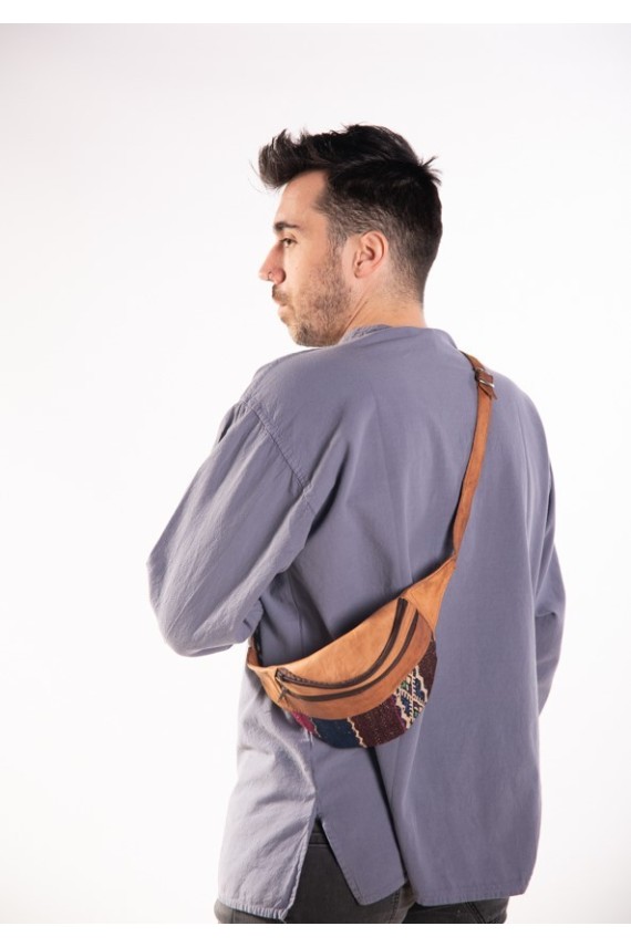 Riñonera-Faltriquera Noa Kilim natural Riñonera-Faltriquera Noa Kilim natural