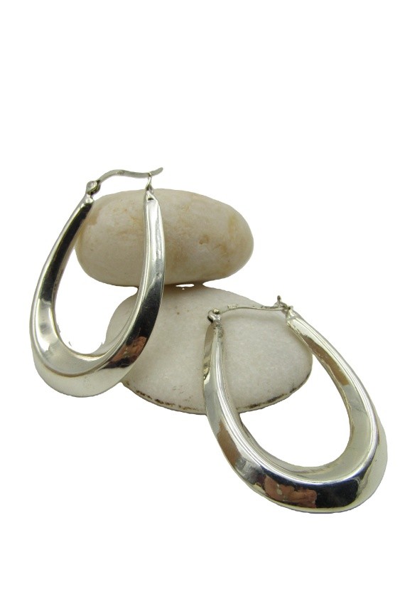 Aros Plata Lisos Gota gruesos Aros Plata Lisos Gota gruesos