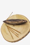 Tabla Quemador incienso Canoa Madera
