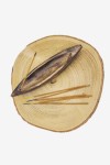 Tabla Quemador incienso Canoa Madera