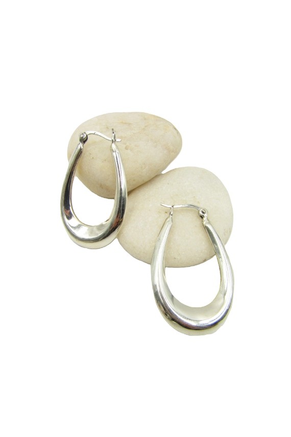 Aros Plata Lisos Gota gruesos Aros Plata Lisos Gota gruesos