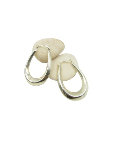 Aros Plata Lisos Gota gruesos Aros Plata Lisos Gota gruesos