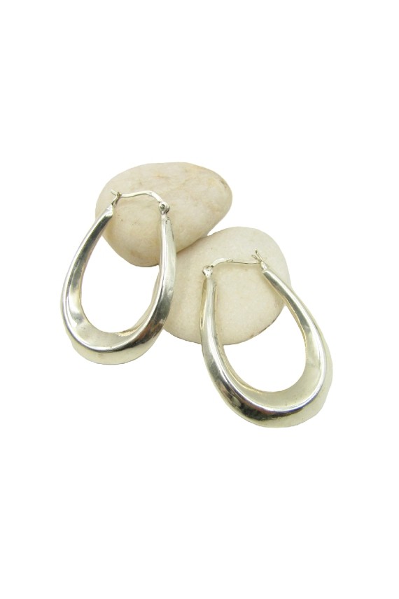 Aros Plata Lisos Gota gruesos Aros Plata Lisos Gota gruesos