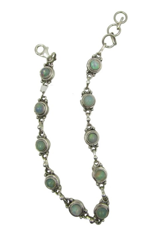 Pulsera Plata Derum Labradorita Irisada