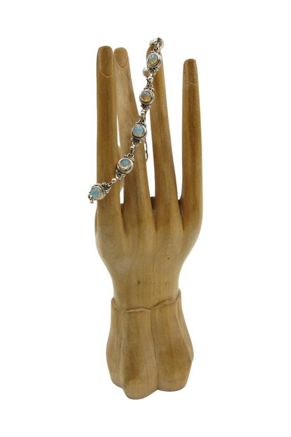 Pulsera Plata Derum Labradorita Irisada