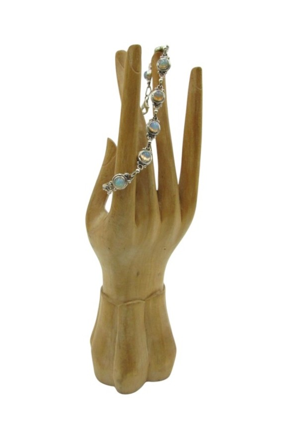 Pulsera Plata Derum Labradorita Irisada