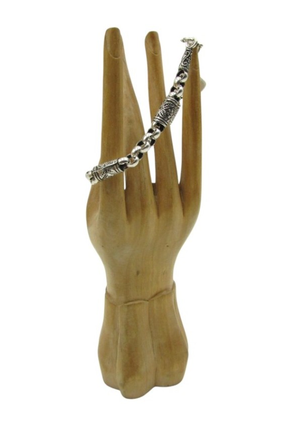 Pulsera Boho Plata de Ley 925 Alma Estilo Bali