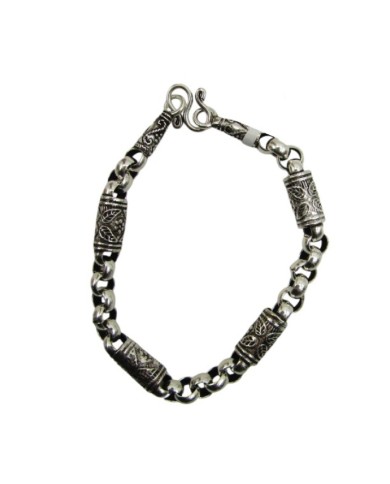 Pulsera Boho Plata de Ley 925 Alma Estilo Bali